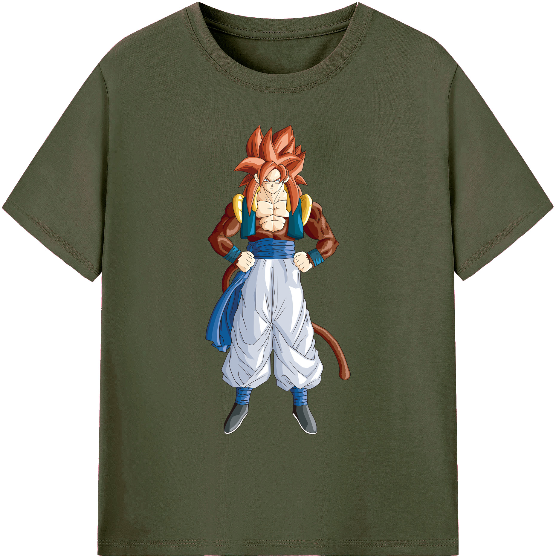 （画像用） ドラゴンボール 孫悟空（そん ごくう）Son Goku カカロット DRAGON BALL Kakarotto 綿100％ メンズ半袖Tシャツ｜肌触りやわらか＆通気性